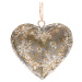 Kovová dekorace srdce UM0909 COP