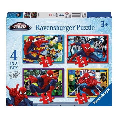 Ravensburger 4v1 Spider-Man 12,16,20,24 dílků