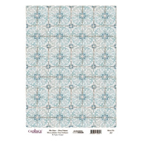 Rýžový papír Cadence, A3 - Modré ornamenty Aladine