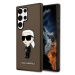 Kryt Karl Lagerfeld Samsung Galaxy S23 Ultra black hardcase Ikonik Karl Lagerfeld (KLHCS23LHNIKT