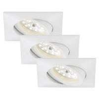 Briloner Briloner 7210-036 - SADA 3x LED Podhledové svítidlo ATTACH LED/5W/230V IP23 bílá