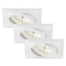 Briloner Briloner 7210-036 - SADA 3x LED Podhledové svítidlo ATTACH LED/5W/230V IP23 bílá