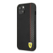 Ferrari FESAXHCP13SBK hard silikonové pouzdro iPhone 13 Mini 5.4" black On Track Carbon Stripe