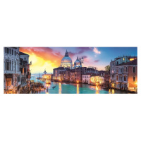TREFL Panoramatické puzzle Kanál Grande, Benátky 1000 dílků
