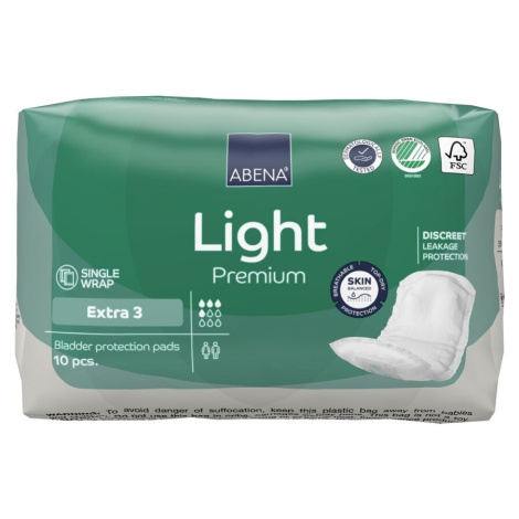 ABENA LIGHT EXTRA 3 VLOŽKY ABSORPČNÍ, 500ML,10KS