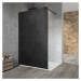 Gelco VARIO BLACK jednodílná sprchová zástěna k instalaci ke stěně, deska HPL Kara, 1000 mm