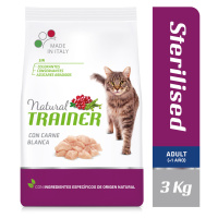 Natural Trainer Cat Sterilised drůbeží maso 3 kg