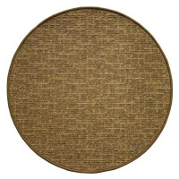 Kusový koberec Alassio zlatohnědá kruh 160 cm