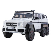 mamido Elektrické autíčko Mercedes G63 6x4 24V bílé