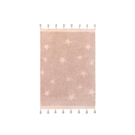 Přírodní koberec, ručně tkaný Hippy Stars Vintage Nude 120 × 175 cm Lorena Canals