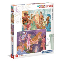 Clementoni: Puzzle 2 x 60 ks Super Color bohové z Olympu