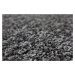 Vopi koberce Kusový koberec Color Shaggy šedý kytka - 120x120 kytka cm