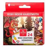 Koh-i-noor voskovky WAX CRAYONS - 24ks