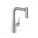 Hansgrohe 73800800 - Dřezová baterie M7116-H220 s výsuvnou sprškou, sBOX, vzhled nerezu