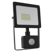 ACA Lighting černá SENSOR LED SMD reflektor IP66 20W 6000K 1760Lm 230V Ra80 Q2060S