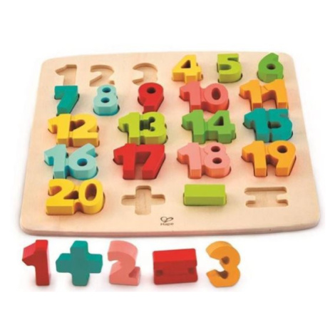 Dřevěné puzzle s čísly HAPE