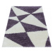 Ayyildiz koberce Kusový koberec Tango Shaggy 3101 lila - 280x370 cm