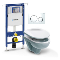 Geberit - Set Duofix speciál (modul, Sigma 20 bílá/chrom, Nova Pro klozet + sedátko) C4G