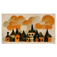 Ilustrace Spooky Wooky Village, Treechild, 40 × 22.2 cm