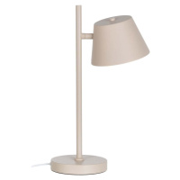 Krémová stolní lampa (výška 44 cm) Simplico – Ixia