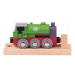 Bigjigs  - Dřevěná lokomotiva GWR - zelená