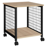 tectake 404453 odkládací stolek gary 40x40x48cm - Industrial světlé dřevo, dub Sonoma - Industri