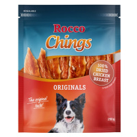 Výhodné balení Rocco Chings sušené maso pro psy - Kuřecí prsíčka sušená (4 x 250 g)