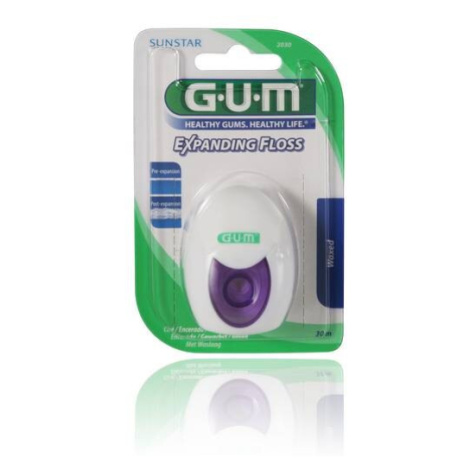 GUM nit Expanding voskovaná s mentolem 30m G2030MA