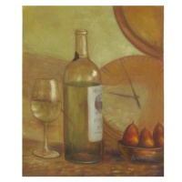 Obraz - Zátiší s bílým vínem