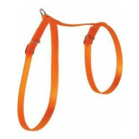 Postroj kočka nylon 10mm oranžový Zolux