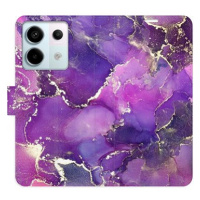 iSaprio flip pouzdro Purple Marble pro Xiaomi Redmi Note 13 Pro+ 5G