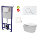 Cenově zvýhodněný závěsný WC set SAT do lehkých stěn / předstěnová montáž+ WC SAT Brevis SIKOSSB