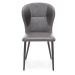 Jídelní židle SCK-466 tmavě šedá/černá