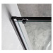 Gelco SIGMA SIMPLY BLACK sprchové dveře posuvné pro rohový vstup 1100 mm, čiré sklo