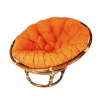 Ratanový PAPASAN - tmavý med - průměr 110 cm