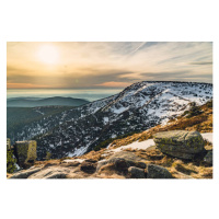 Fotografie Scenic view of snowcapped mountains against, matdab23 / 500px, 40 × 26.7 cm