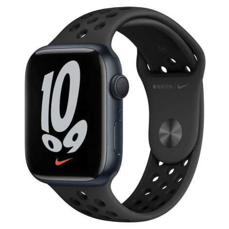 Chytré hodinky Apple Watch Nike Series 7 (MKNC3HC/A) / 45 mm / 32 GB / GPS / Midnight/Anthracite