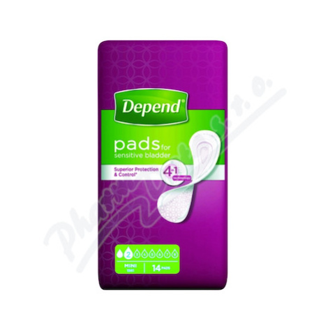 Depend Pads mini inkont.vložky ženy 14ks