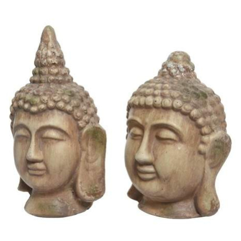 Buddha hlava keramika měděná mix 26,5cm Kaemingk