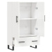 vidaXL Skříň highboard lesklá bílá 69,5 x 31 x 115 cm kompozitní dřevo