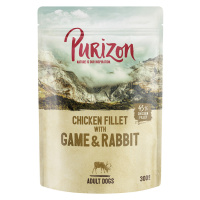 Purizon Adult 24 x 300 g - zvěřina a králičí