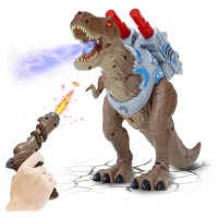 Velký Dinosaurus T-rex Svítí Řve Chodí Zeje Párou Interaktivní Střílí