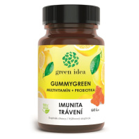 Green idea Gummygreen Multivitamín + Probiotika 60 ks