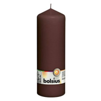 BOLSIUS svíčka klasická kaštanově hnědá 200 × 68 mm