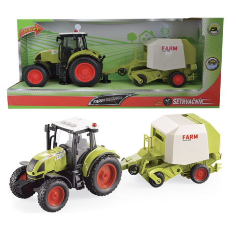 Farm service - Traktor s přívěsem 1:16 Sparkys