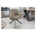 LuxD Designová otočná židle Vallerina světle hnědá