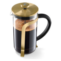 Konvička french press se stlačovacím sítkem 800 ml, zlatá