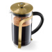 Konvička french press se stlačovacím sítkem 800 ml, zlatá