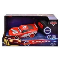 Rc Cars Blesk McQueen Cikcak Single Glow Racers 1:32 Svítící Ve Tmě