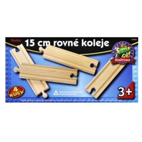 Maxim 50904 koleje rovné 15cm 4ks